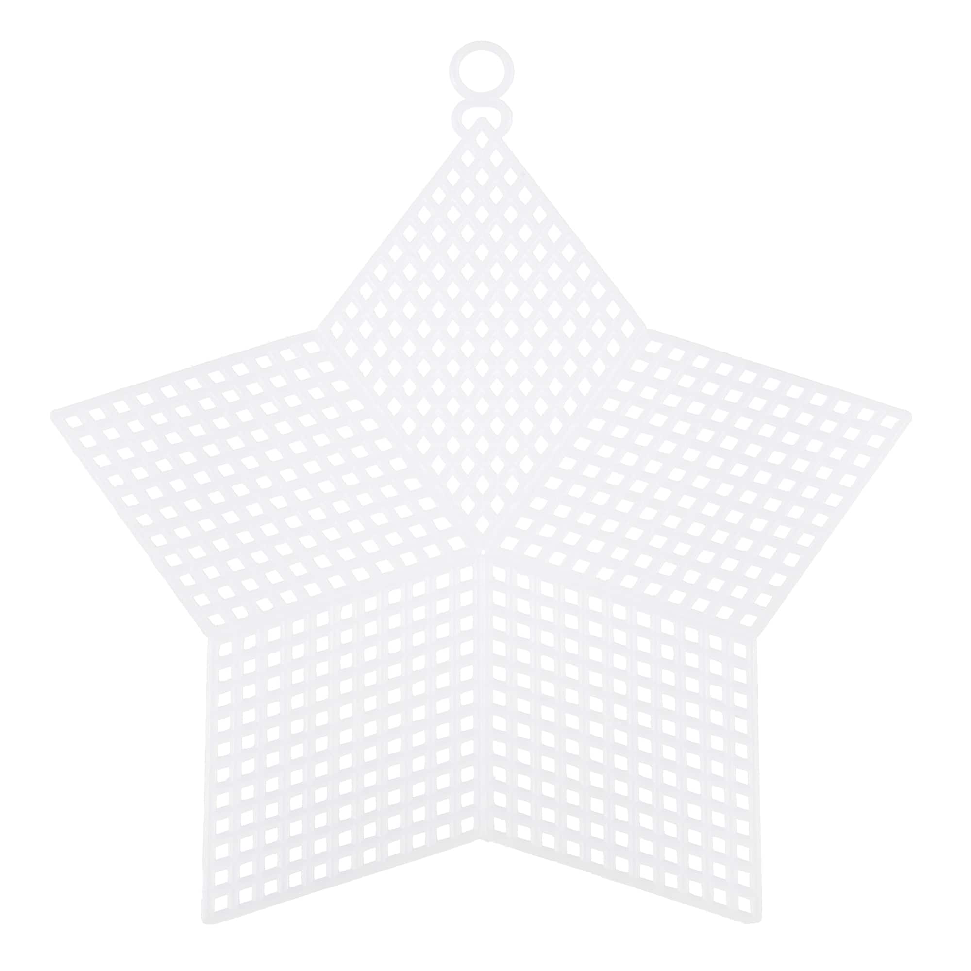 5.5" Clear Star Plastic Canvases by Loops & Threads®